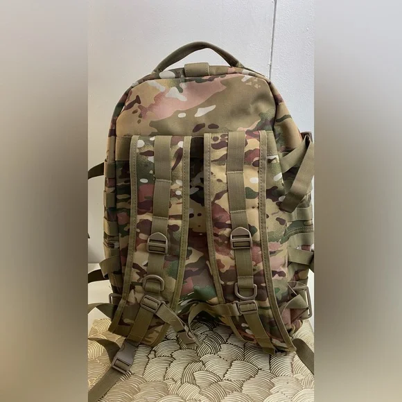 Multicolor Camouflage Outdoor Backpack